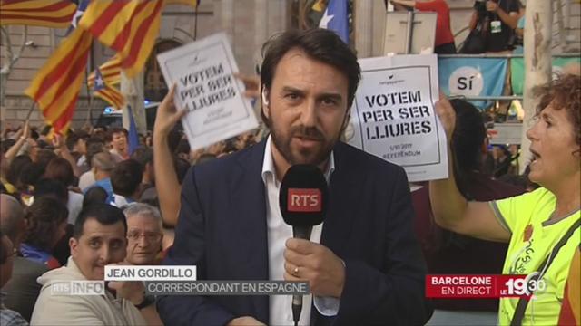Référendum en Catalogne: les explications de Jean Gordillo, depuis Barcelone