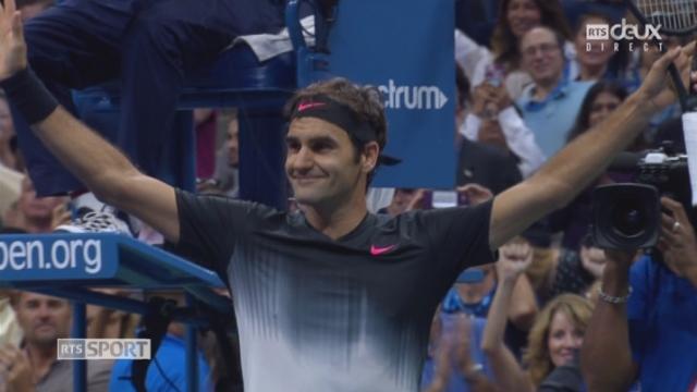 Messieurs, 1-8e: Federer (SUI) bat Kohlschreiber (GER) (6-4, 6-2, 7-5)