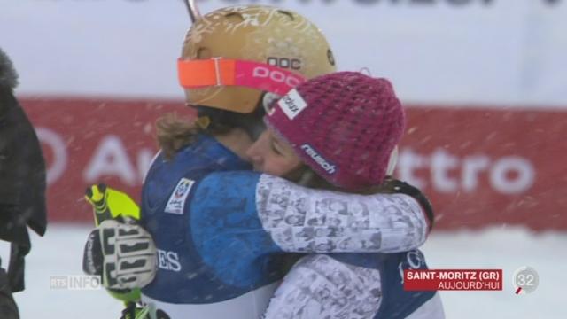 Ski - Saint-Moritz: Wendy Holdener et Michelle Gisin remportent la 1ère et 2e place