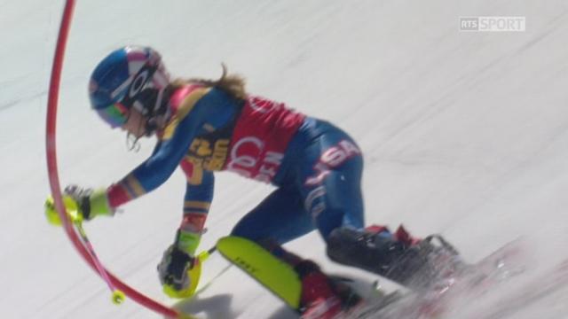 Aspen (USA), slalom 2e manche: Mikaela Shiffrin (USA) 2e