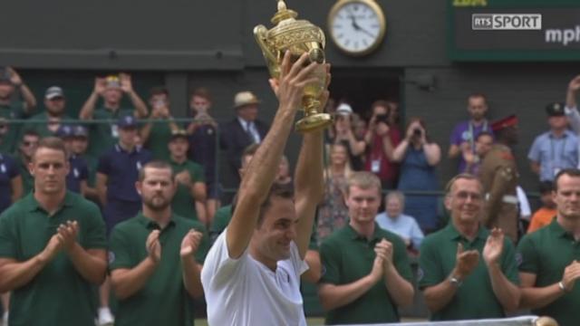 Wimbledon, finale: les meilleurs points de Roger Federer lors de sa finale contre Marin Cilic