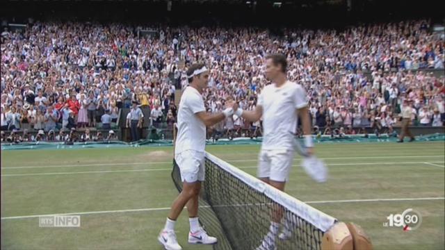 Tennis - Wimbledon: Roger Federer rejoint Cilic en finale