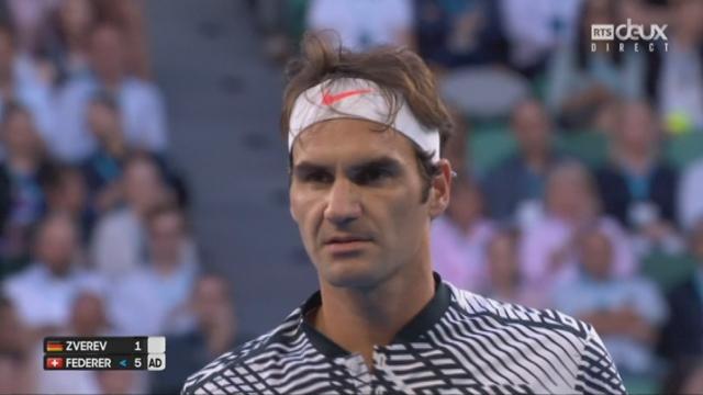 Open d'Australie, 1-4 finale: M.Zverev (GER) - R.Federer (SUI): 1-6