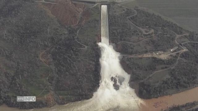 Le barrage californien d'Oroville toujours menaçant