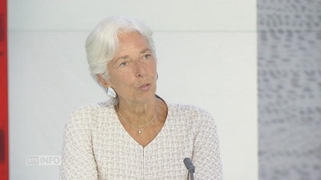 La Suisse demeure "une valeur refuge" selon Christine Lagarde