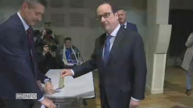 François Hollande vote à Tulle