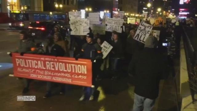 Manifestation anti-Trump aux Etats-Unis