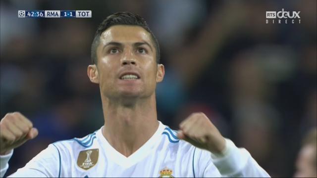 Ligue des Champions, Gr. H, Real Madrid - Tottenham (1-1): Ronaldo penalty 43e