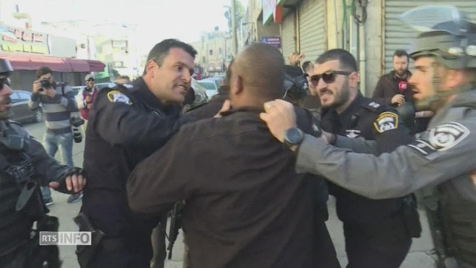 Heurts lors d'une manifestation contre Donald Trump à Jerusalem