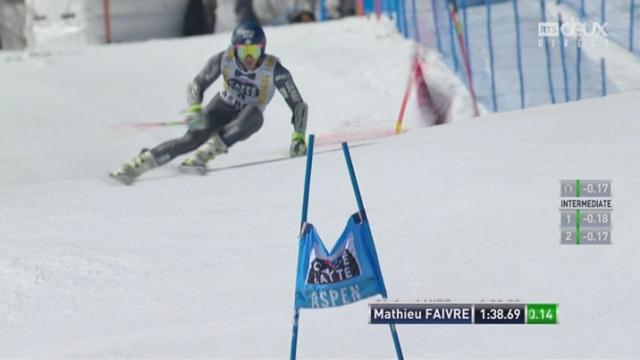 Aspen (USA), géant 2e manche: Mathieu Faivre (FRA) 3e