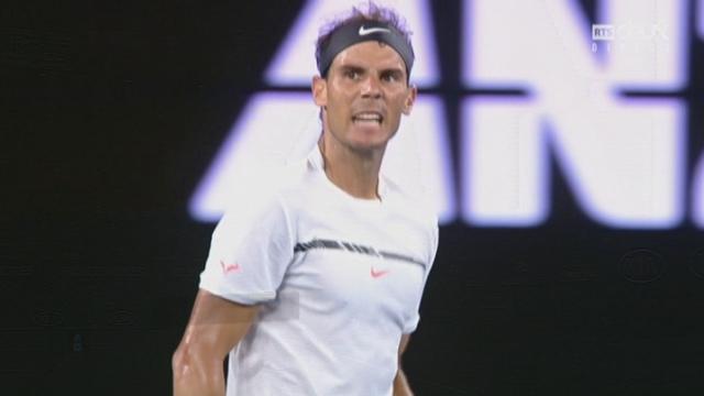 Open d'Australie, 1-2: R.Nadal (ESP) – G.Dimitrov (BUL) 6-3 5-7 7-6