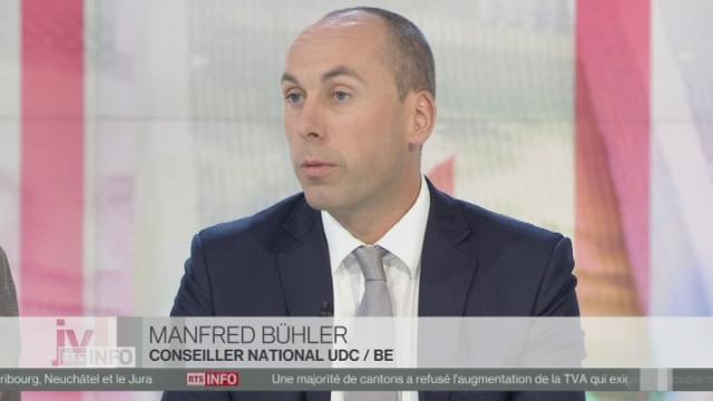 Manfred Bühler (UDC-BE): "Augmenter la TVA pour financer l'AVS est une piste à explorer"