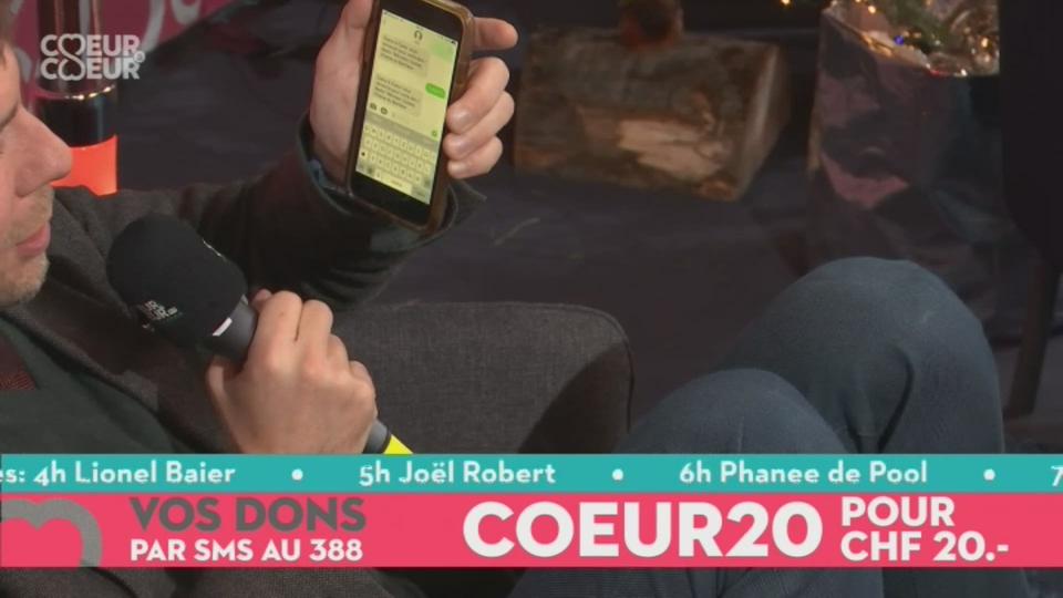 Le réalisateur Lionel Baier explique comment faire un don depuis son téléphone