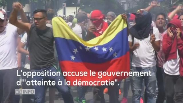 Cinquième jour de contestation au Vénézuela
