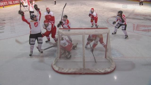 Danemark - Suisse (0-2): la Suisse mène dans ce 1er tiers