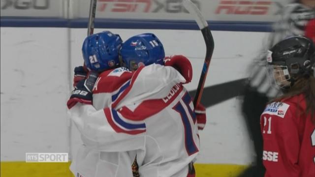 Hockey, Mondial dames : barrage Suisse - République tchèque (2:1)