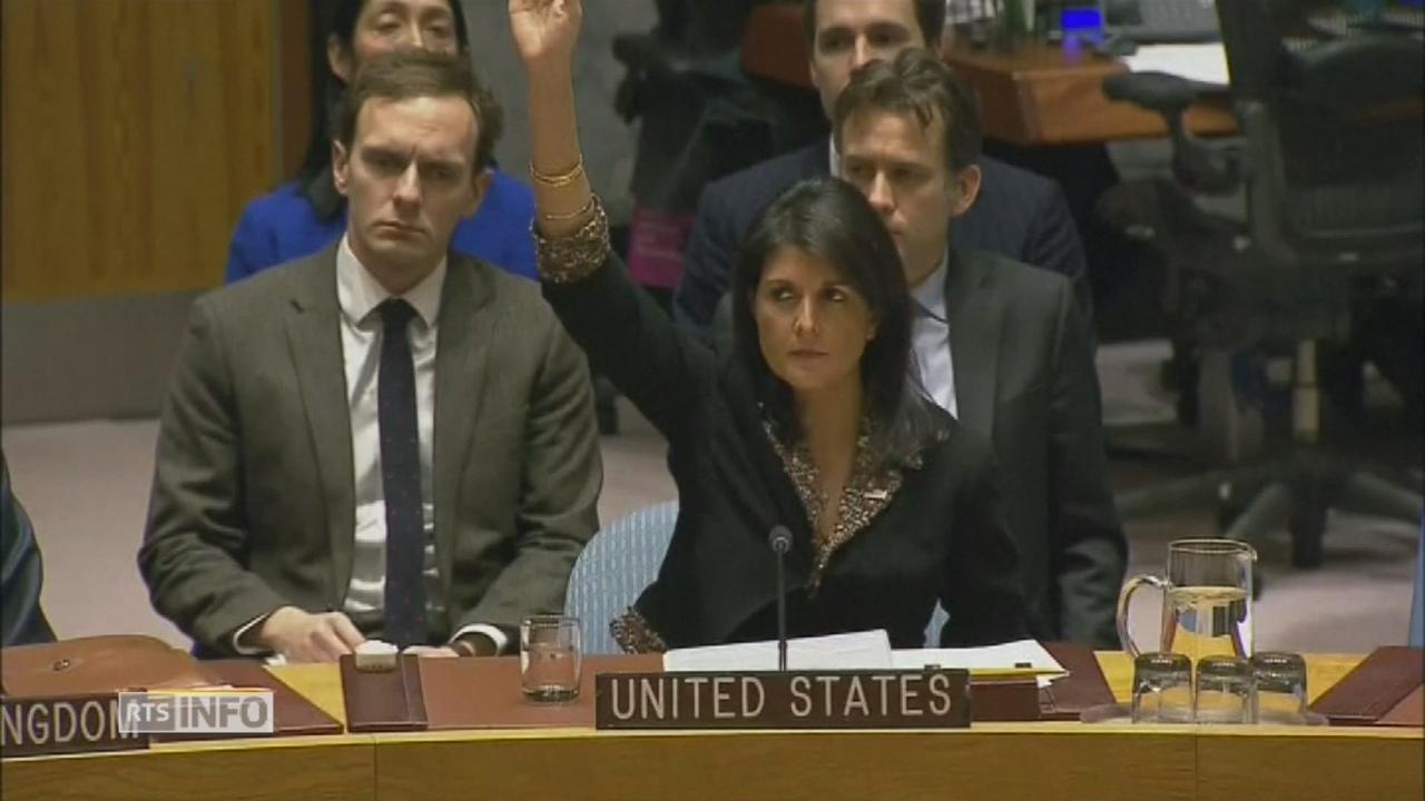 Les Etats-Unis totalement isolés lors d'un vote à l''Onu
