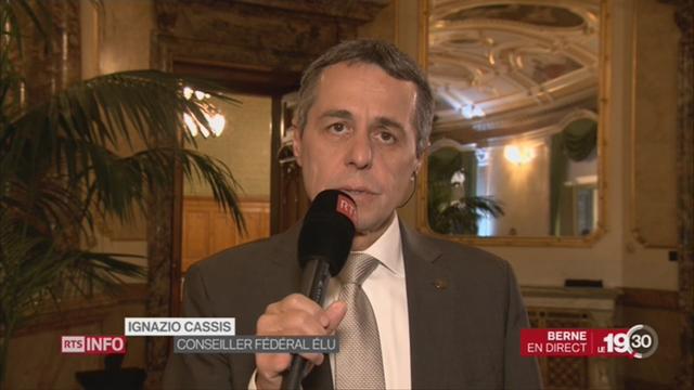 Entretien avec le grand gagnant du jour, Ignazio Cassis