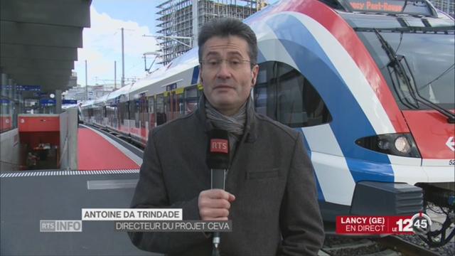 CEVA-Inauguration de la gare Lancy-Pont-Rouge: entretien avec Antoine Da Trindade, directeur du projet CEVA