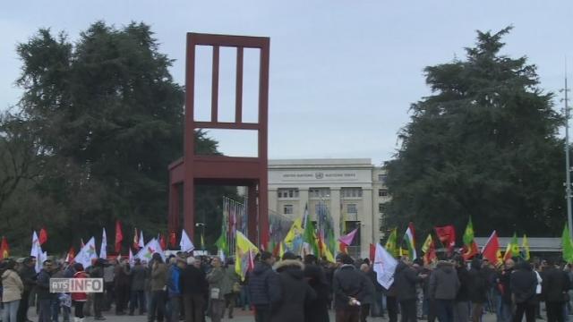Manifestation contre Erdogan à Genève