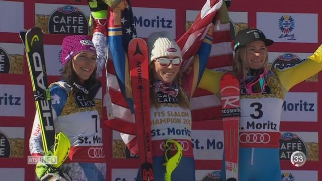 Mondiaux de ski: Wendy Holdener, la petite chérie de St-Moritz
