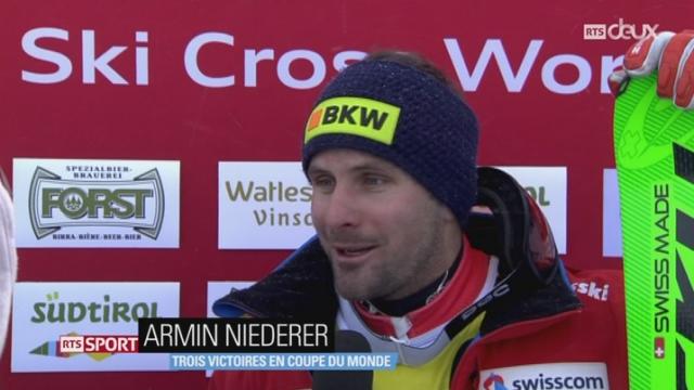 Skicross: Armin Niederer l'emporte à Malles (ITA), Fanny Smith termine 4ème