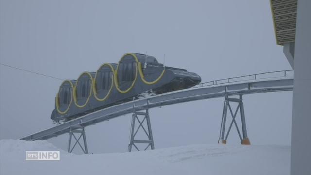 Le funiculaire le plus raide du monde inauguré à Stoos (SZ)