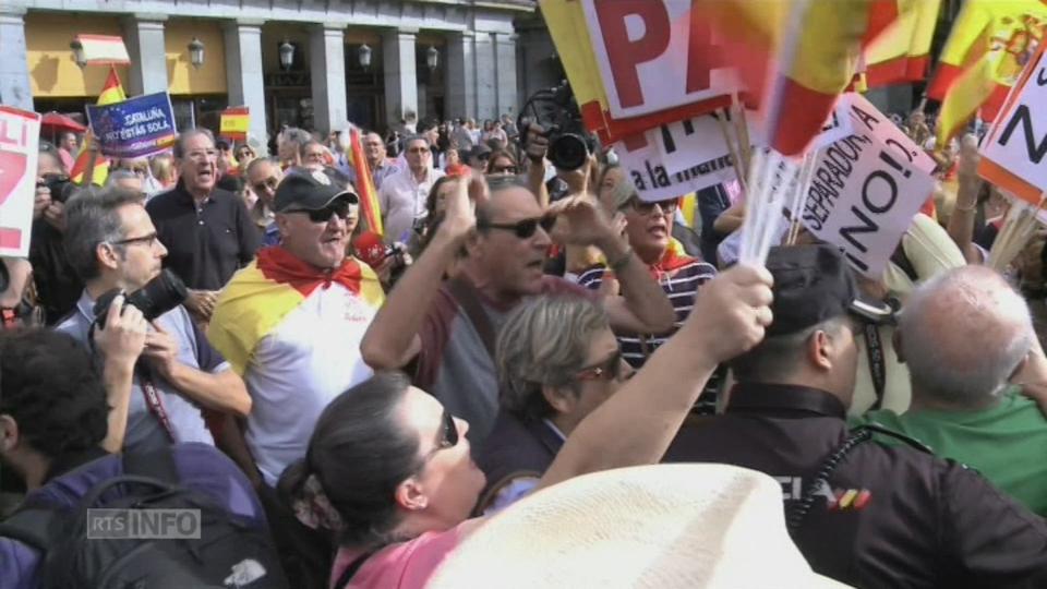 Manifestation pro-unité à Madrid