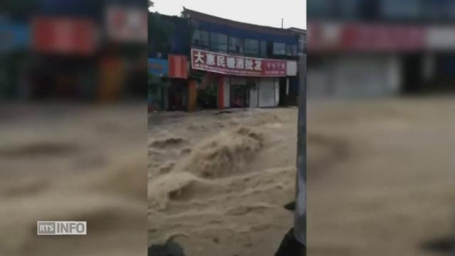 Importantes inondations au nord-est de la Chine