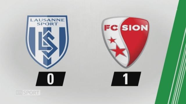 2e journée, Lausanne-Sport - Sion 0-1: tous les buts