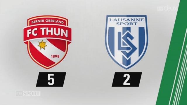 5e journée, Thoune – Lausanne 5-2 : les buts de la rencontre