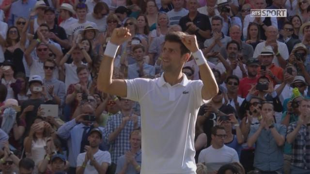 Wimbledon, 3e tour: Gulbis (LAT) battu par Djokovic (SRB) 4-6 1-6 6-7