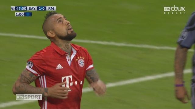 Ligue des champions, 1-4 aller: Bayern Munich – Real Madrid 1-0, Vidal (penalty manqué)