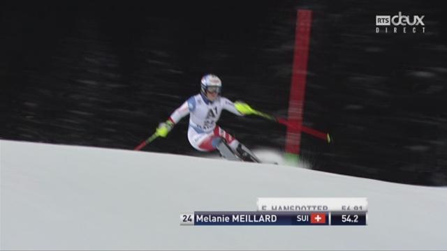 Slalom dames, 1re manche: Mélanie Meillard (SUI)