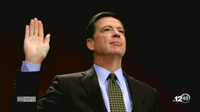 Etats-Unis: l’ancien chef du FBI, James Comey, devant le Sénat