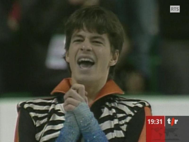 Patinage artistique : Stéphane Lambiel champion du monde à Calgary en 2006.