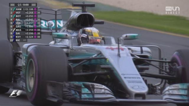 Qualifications: Lewis Hamilton en pole position, suivi de Sebastian Vettel et Valtteri Bottas