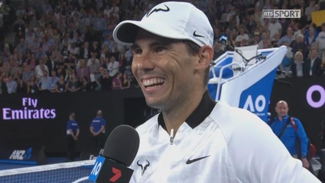 Open d'Australie, 1-2: la réaction de Rafael Nadal après sa qualification pour la finale