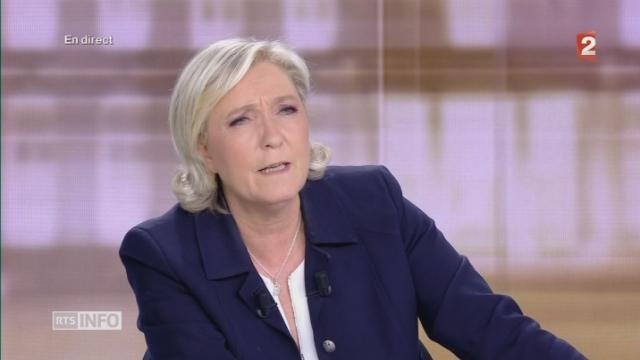 M Le Pen attaque E Macron sur le quinquennat Hollande