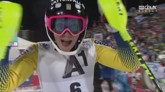 Slalom dames, 2e manche: première victoire de la saison pour Frida Hansdotter (SUE)