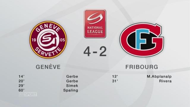 GSHC - Fribourg (4-2): Genève-Servette remporte le derby romand
