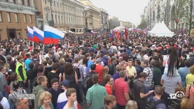 Des milliers de Russes ont manifesté pour un pays sans Poutine