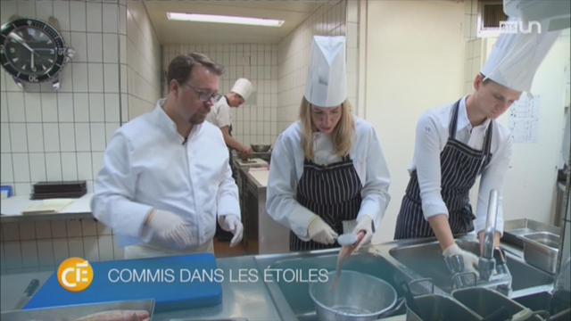 Commis de cuisine avec Stéphane Décotterd, chef du Pont de Brent