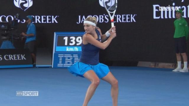 Tennis-Open d’Australie: Timea Bacsinsky est éliminée au 3e tour