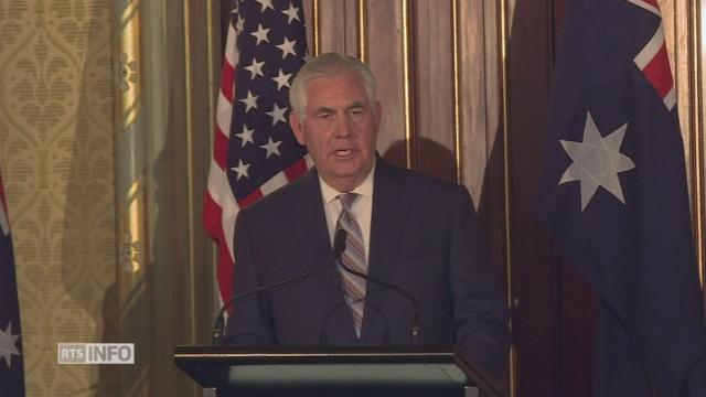 Rex Tillerson: "Le président veut rester engagé sur la question du climat"