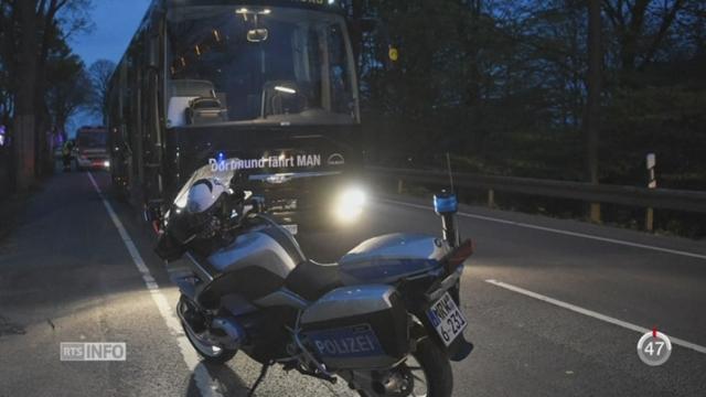 Le bus des joueurs de football du Borussia Dortmund a été visé par une triple explosion