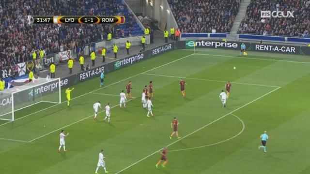 Football - Europa League (8es de finale): Lyon - AS Rome (4-2)
