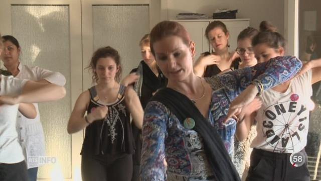 Fête de la danse à Fribourg: un slow au sommet de la cathédrale