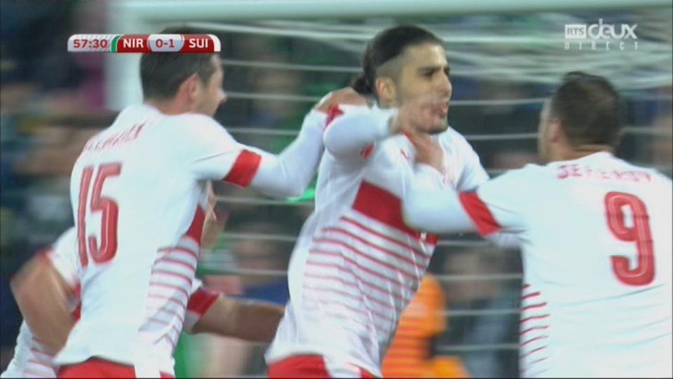 Football, barrages, Irlande du Nord - Suisse (0-1) Rodriguez sur penalty 58e