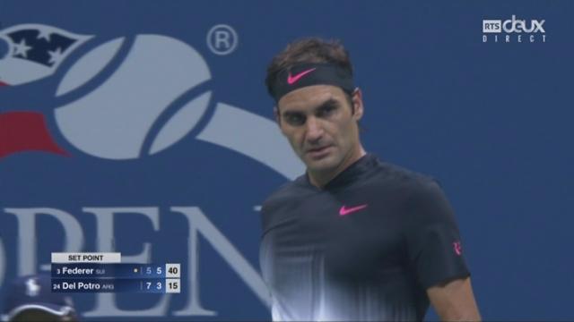 Messieurs, 1-4, Federer (SUI) - Del Potro (ARG) (5-7, 6-3)